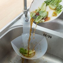 휴대용 싱크대 음식물 쓰레기 물기 제거 거름망 채반