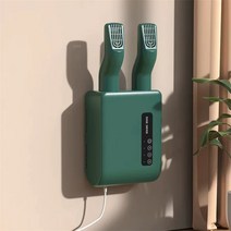신발살균기 건조 소독 전기 신발 건조기 기계 빠른 히터 탈취기 제습기 장치 가정용 휴대용 발 온열, 녹색_NOK