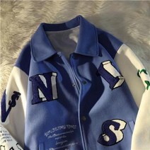 과잠 항공점퍼 간절기 아우터 빈티지 대표팀 재킷 레터 해골 자수 야구 유니폼 Y2k 스트리트웨어 여성 대학 봄버 코트