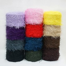 솔잎사 대용량 가디건 뜨개실 뜨개질 부전모사, 대바늘추가, 270g, 3.노랑