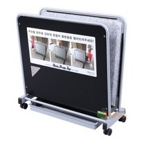 위드리빙 우산빗물털이기_고급형/특수매트 WL-2738, 전체실버, 전체실버