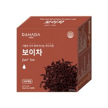 다하다 호박팥차 티백 100입 1개, 보이차
