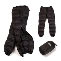 구스다운 거위털 바지 풀지퍼 팬츠