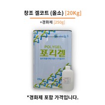 창조(주) 투명 겔코트 올소타입 20Kg FRP 마감 상도 맞춤색상 주문 가능, 스프레이용, 왁스타입(마감용)