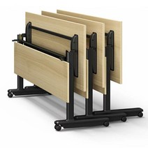 접이식 연수용책상 바퀴달린 강의용 회의용 포밍 테이블, 01 1200x400x750H