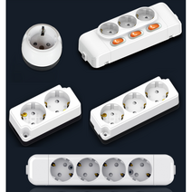 LED앤샵 현대 노출 콘센트 1구 2구 3구 4구 개별노출콘센트 접지 나사타입 핀타입, 6. 현대 개별 노출3구 콘센트