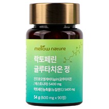 멜로우네이쳐 락토페린 글루타치온 듀얼밸런스, 1통, 90정
