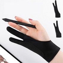 만화 태블릿 드로잉 장갑 그림용 웹툰용, 오염방지_L