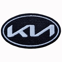 와펜 DS708 - 기아 KIA 블랙 엠블럼 마크 패치 와펜