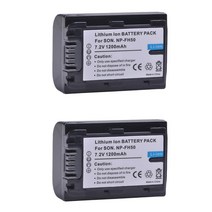 호환제품 NP-FH50 소니 및 DSC-HX1 HX100V HX200 DSLR-A230 A290 A330, [02] 2 batteries
