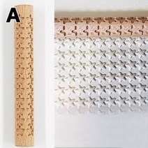 도예도구 도자기도예도구 세라믹도예도구나무 질감 진흙 롤러 세라믹 도구 조각 도자기 된 패턴 막대 핀 Di, 02 육군 녹색
