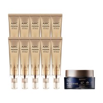 AHC 아이크림 시즌11 40ml x10 + 닥터지 블랙 스네일 크림 50ml_M, 상세페이지 참조
