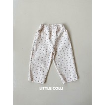 리틀콜리 23 봄 블루 꽃 pt 팬츠 여아 남아 등원룩 키즈 주니어