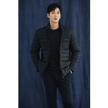 브렌우드 코오롱패션 경량 구스다운 셔츠형 점퍼BRUAW22451BKX