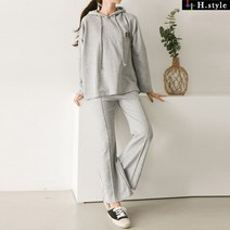 H스타일(SET)피니쉬후드세트 가을 간절기 트레이닝세트 마트룩 츄리닝 상하셋업 애슬래져