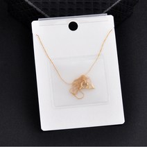 목걸이택 주얼리 상품 행택용 엉킴방지 포켓 1장10P