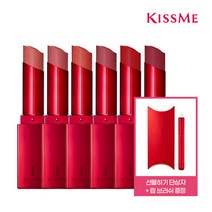 [1 +1][선물세트증정] 키스미 아이 퍼스트 매트 립스틱, 단품, 선택1:04 토스팅 로즈|선택2:06 칠링 마젠타