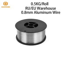 HZXVOGEN 용접기 와이어 0.8mm 0.5KG 알루미늄 솔더 와이어 납땜 용 가스 용접기, 01 0.8mm_01 알루미늄