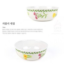 베스트몰 러블리 예쁜 멜라민국그릇 국대접 탕 찌개그릇 1p (8162075), 기본