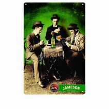 인테리어 diy장식 아이리쉬 위스키 금속 주석 사인 클럽 펍 바 카지노 장식 플레이트 아이스 콜드 터, 13 M_01 20x30cm