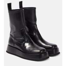 Gia Borghini 지아 보르기니 Rosie 포 레더 플랫폼 앵클 부츠