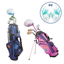 맞춤형 어린이 골프채세트 풀세트 4종 아동용 초등학생 주니어골프 피팅 제작샵 AHWAGOLF, 150~160cm, 핑크오렌지