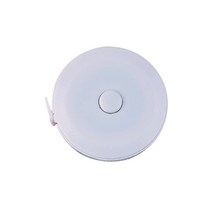 2m 개폐식 측정 테이프 높이 크기 게이지 측정 눈금자 휴대용 센티미터 테이프 미터 측정 롤 테이프, 01 WHITE