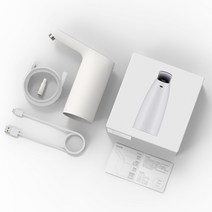 냉온수기 냉수 온수 셀프 소형 미니 정수기 youpin mijia 3life 자동 usb 터치 스위치 워터 펌프 무선 충전식 전기 디스펜서 워터 펌프 with usb 케이블, 터치 버전