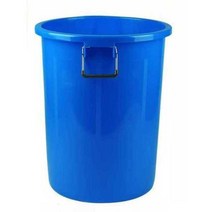 업소용 플라스틱 쓰레기통 화장실 주방 대형 쓰레기통, 화이트 280L  (덮개)