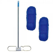 월드크린 극세사 리스킹걸레 60cm 2p+리스킹 판+ 스텐자루 마포 막대 봉 물 밀대 청소 바닥, 월드크린극세사리스킹걸레60cm 2p 리스킹판 스텐자루