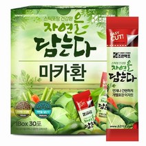 조은약초 마카환 스틱형 3g x 30포, 옵션선택