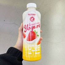딸기담은요구르트 750ml x 3개, 종이박스포장