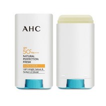 AHC 2021년 신제품 내추럴 퍼펙션 프레쉬 선스틱 17g (SPF 50+), 17g x 3개 _하얀색 제형 워터프루프