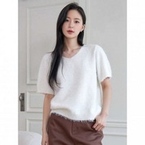 솔리드 퍼지 니트 탑 174738