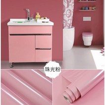 웨인스코팅벽지 캐비닛 스티커 가구 리노베이션 옷장 필름 책상 도어 자체 접착 벽지 주방 오일-방수, 60cmX10m, 02 Pearl powder