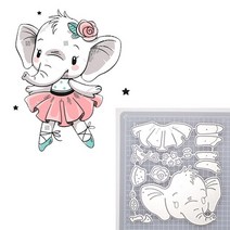 모양 틀 다이컷 동물 인형 문 스타 토끼 소녀 금속 절단 스크랩북 diy embossing cuts 공예 baby balloon dies, s