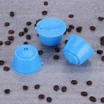 주방 용품 인테리어 1-100PC 커피 머신 재사용 가능한 캡슐 컵 필터 Nescafe 리필 가능 홀더 포드 스트레이너 커피기구 네스카페, [01] 1PC, [05] Blue