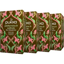 푸카 Pukka 민트 & 감초 허브차 20티백, 8팩, 8팩