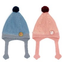 모모프렌즈미카니트모자 초등학생 키즈 어린이 아동 겨울 귀달이 방한 모자 여아 털모자
