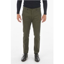 Corneliani CC COLLECTION 스트레치 코튼 5-POCKET PANTS 위드 벨트 LOOPS 884AP2 1820160 050