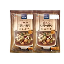 cj 별미 삼호 가쓰오모둠어묵탕413gX 2개 식사대용 간식 체중조절 김밥 도시락 소풍 술안주 2개, 2set