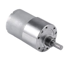 GHSHOP 브러시 전기 모터 12V 12rpm - 1600rpm 37mm 직경 전기장난감 수리용, 111RPM, 실버