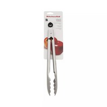 키친에이드 스테인리스 스틸 통즈 집게 25.4cm, 1개, Silver