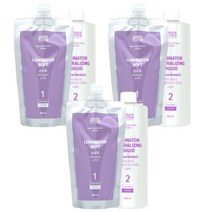 루미네이터 소프트(손상모) 1제+2제(리퀴드) 3개