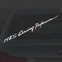 HKS Driving Performance 드라이빙 퍼포먼스 포인트 컬러 데칼 스티커 자동차 드레스업 익스테리어 방수 시트지, 홀로그램