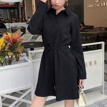 루나걸 여성용 브레스트 포켓 롱 셔츠 블라우스