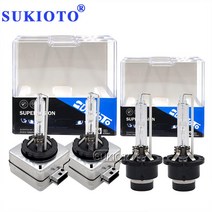 SUKIOTOD1S 교체용 HID 제온 전구 12V 35W D3S 자동차 4300K 헤드램프 개, 03 D3R, 04 8000K