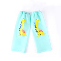 어린이 비옷 방수 야외 하이킹 다리 각반 어린이를위한 비옷 송아지 비옷 레인 커버 3-10 년 어린이, 연한 초록색, 한 사이즈