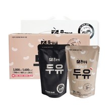 고소하고 맛있는 진한 혼합두유 무가당두유20봉+흰강낭콩두유20봉, 단품