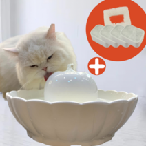 고양이정수기 도자기 분수대 음수대 급수대 강아지 펫 필터, 정수기 단독구입